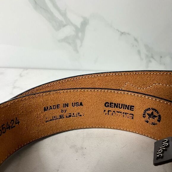 SILVER CREEK Leather Belt - Picture 5 of 7